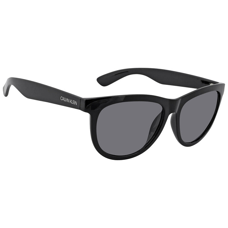 Calvin Klein CK19567S 001 Oval Sunglasses – Black