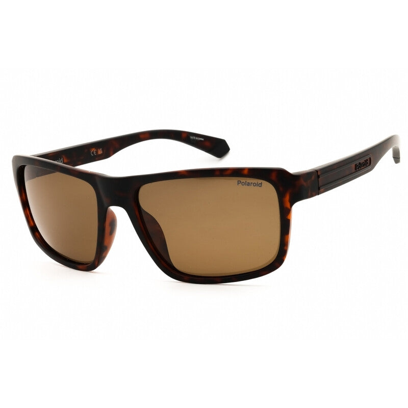 Polaroid PLD 2158/S Men's Polarized Square Sunglasses – Matte Brown Tortoise