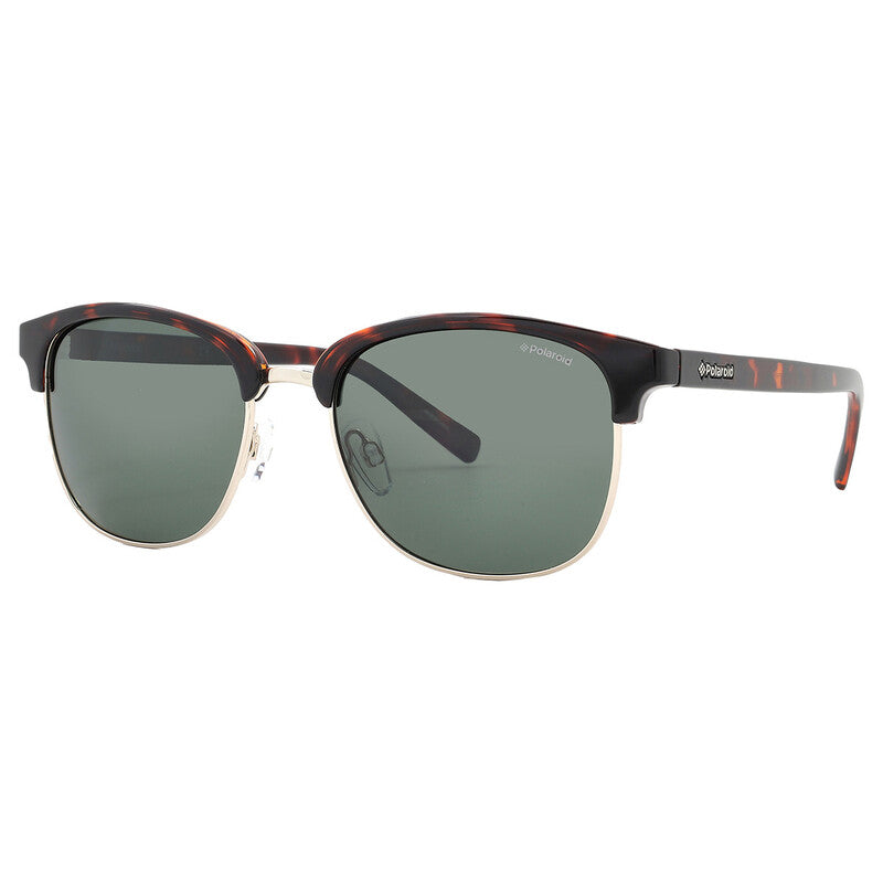 Polaroid PLD 1012/S Men's Polarized Square Sunglasses – Light Gold/Havana