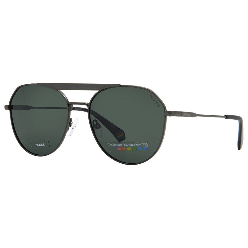 Polaroid PLD 6211/S/X Unisex Polarized Pilot Sunglasses – Dark Ruthenium