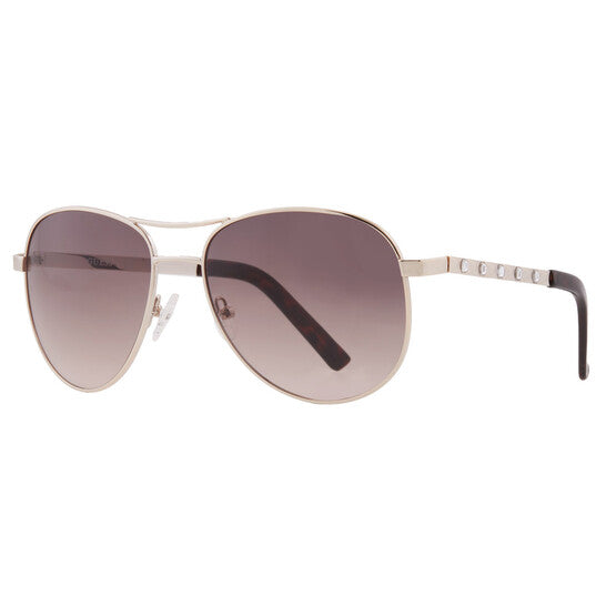 GUESS FACTORY Grey Pilot Ladies Sunglasses