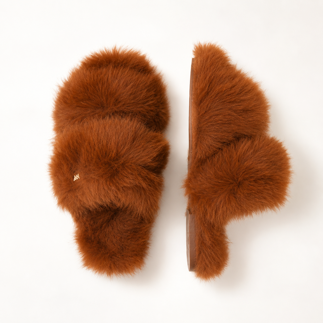 Michael Kors 40H3TUFA1D-230 Women's Brown Slippers