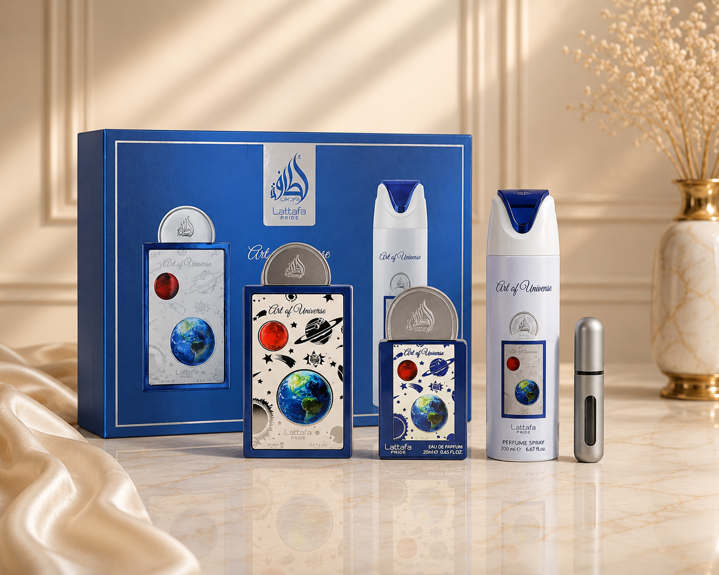 Lattafa Unisex Art Of Universe 3pc Gift Set Fragrances