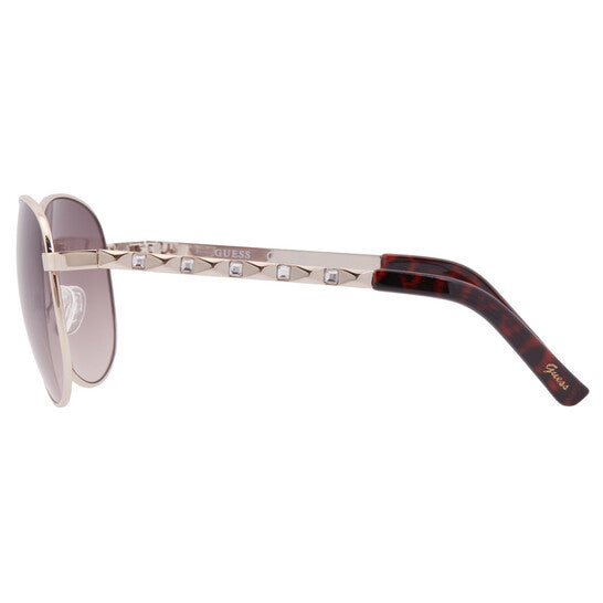 GUESS FACTORY Grey Pilot Ladies Sunglasses