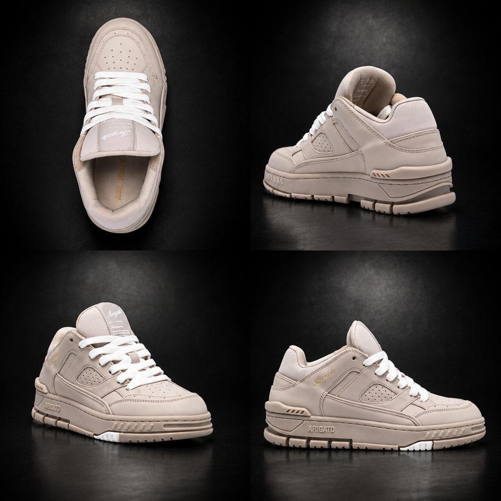 Axel Arigato F2354005 Women's Beige Low Top Sneakers