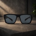Body Glove  BGPC 2202 BLK WOOD Smoke Rectangular Sunglasses