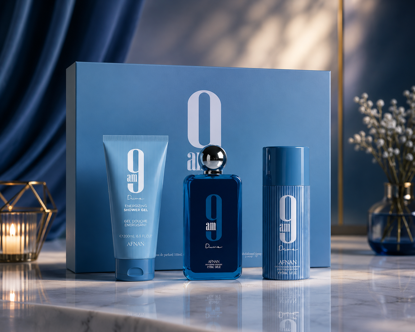 Afnan 9 Am Dive Gift Set for Men