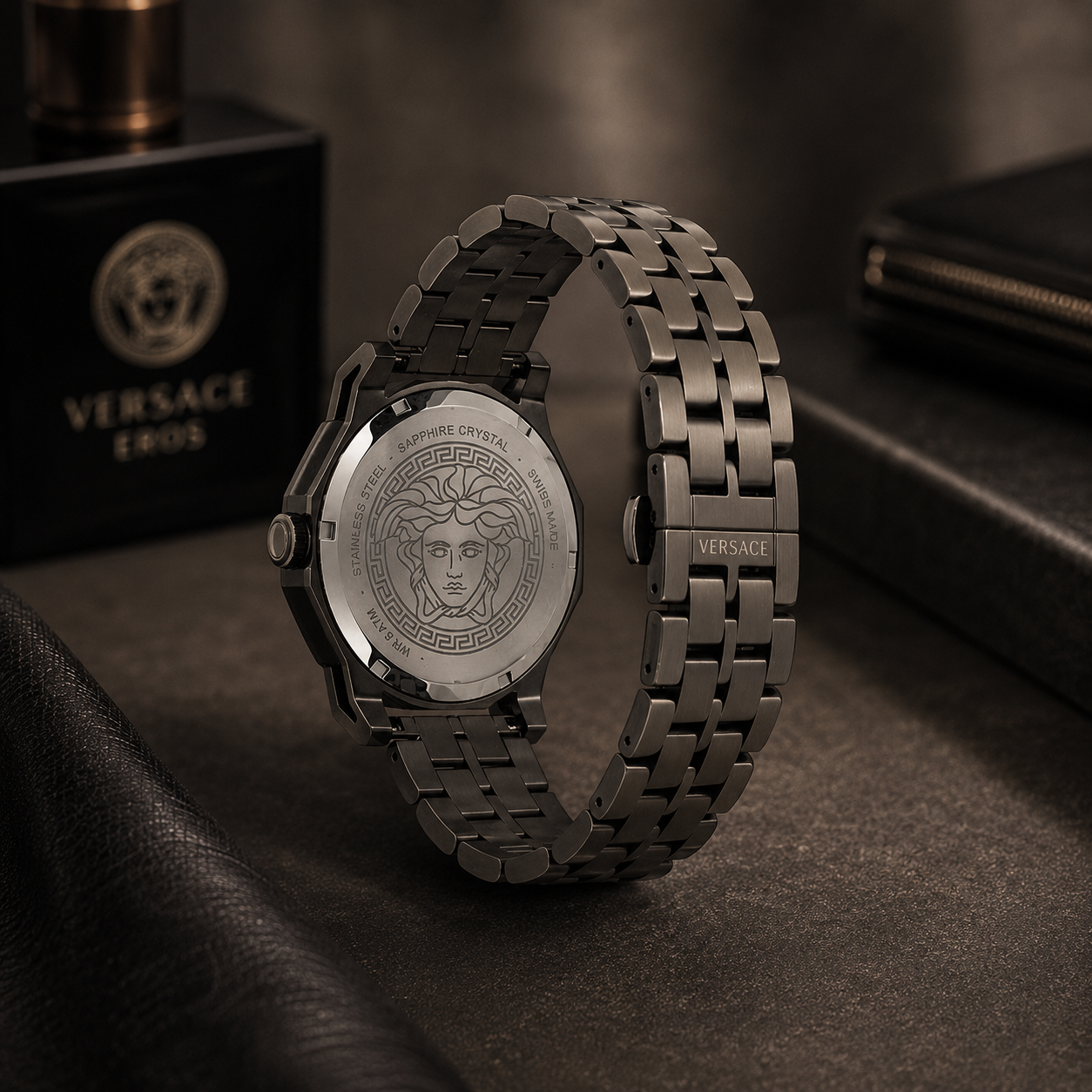 Versace Quartz Grey Dial Men's Watch