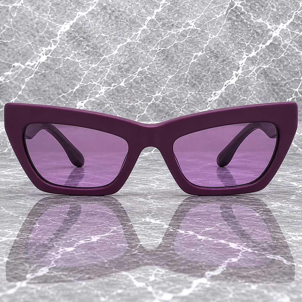 Burberry  Violet Cat Eye Ladies Sunglasses