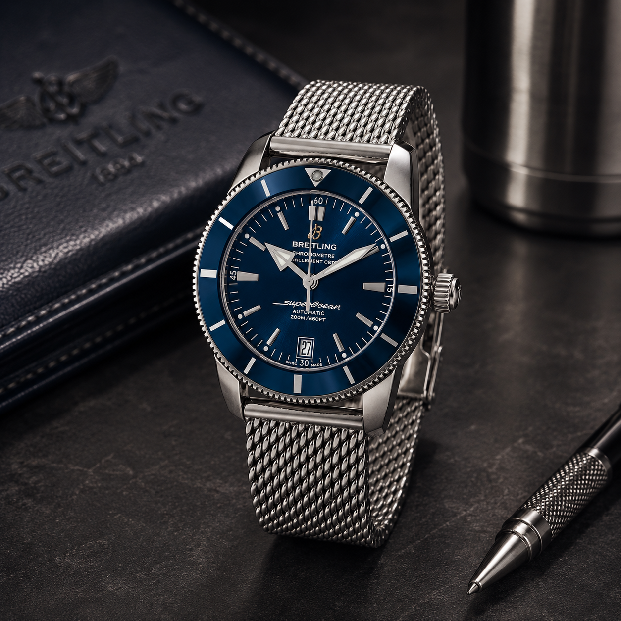 Breitling  Superocean Heritage II Automatic 46 mm Blue Dial Men's Watch
