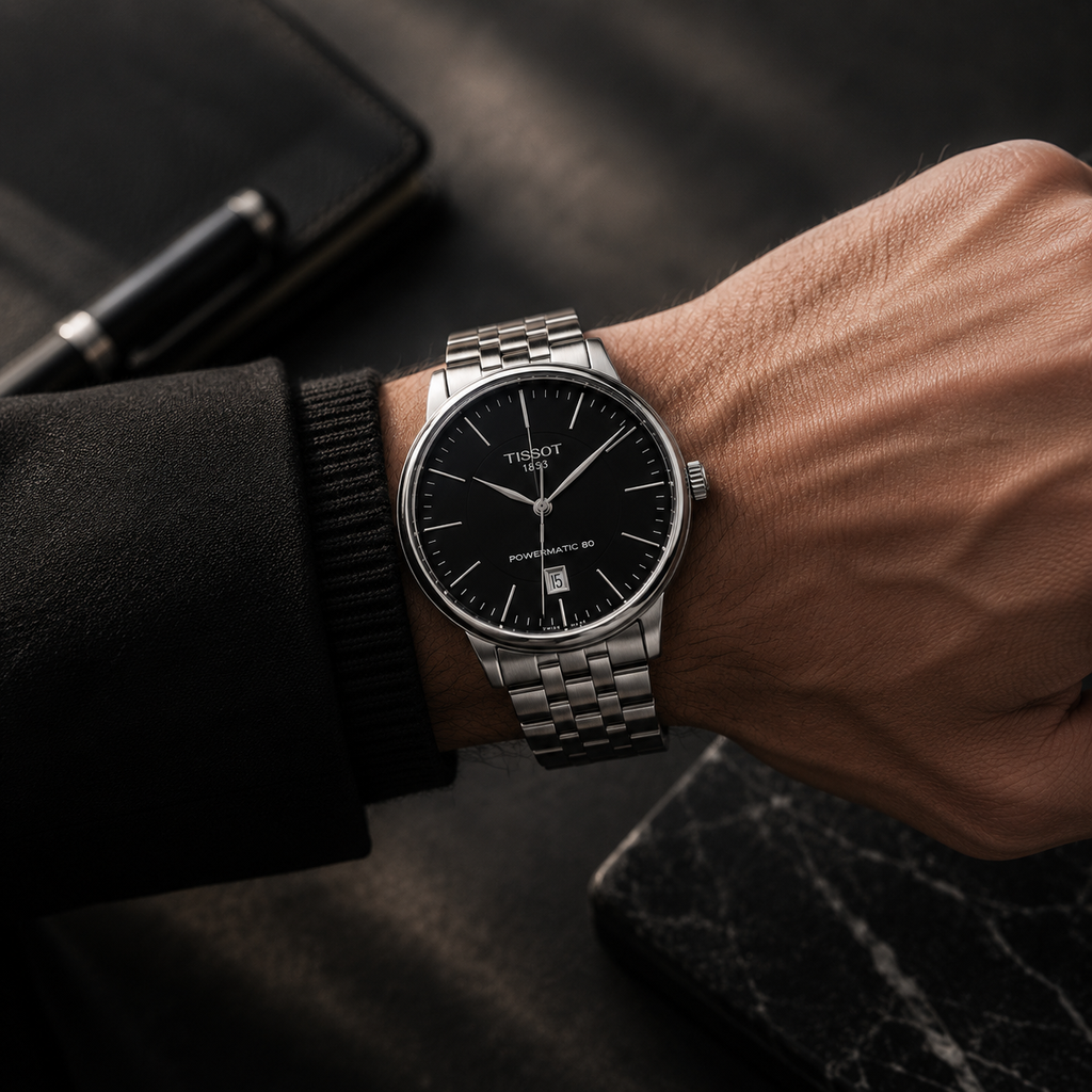 Tissot  Carson Automatic Black Dial Men's Watch