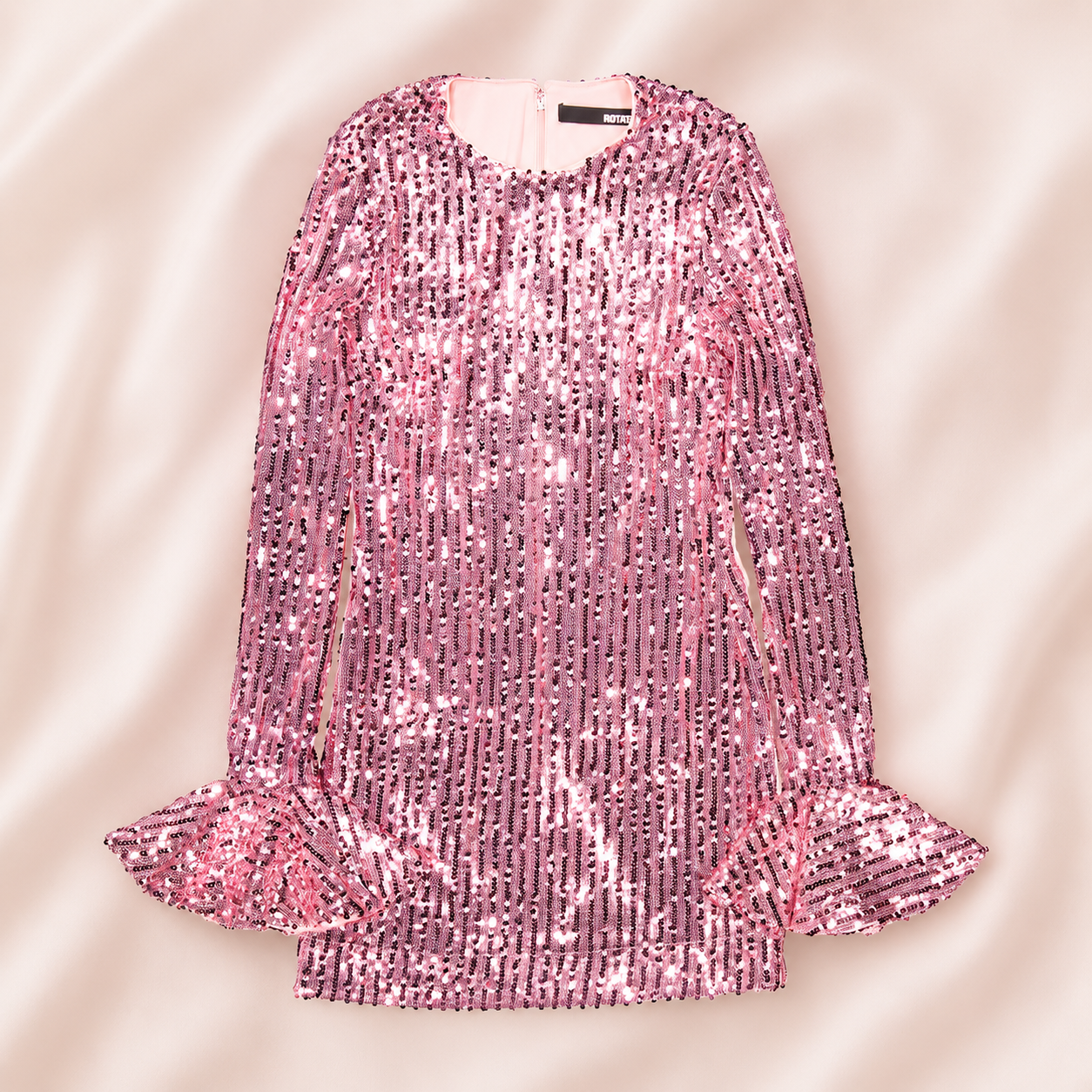 Rotate Women's Cocktail Dress in Silver Pink