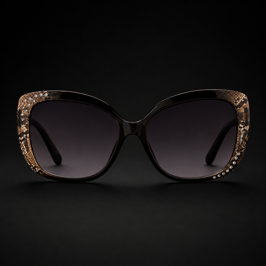 GUESS FACTORY Smoke Gradient Butterfly Ladies Sunglasses