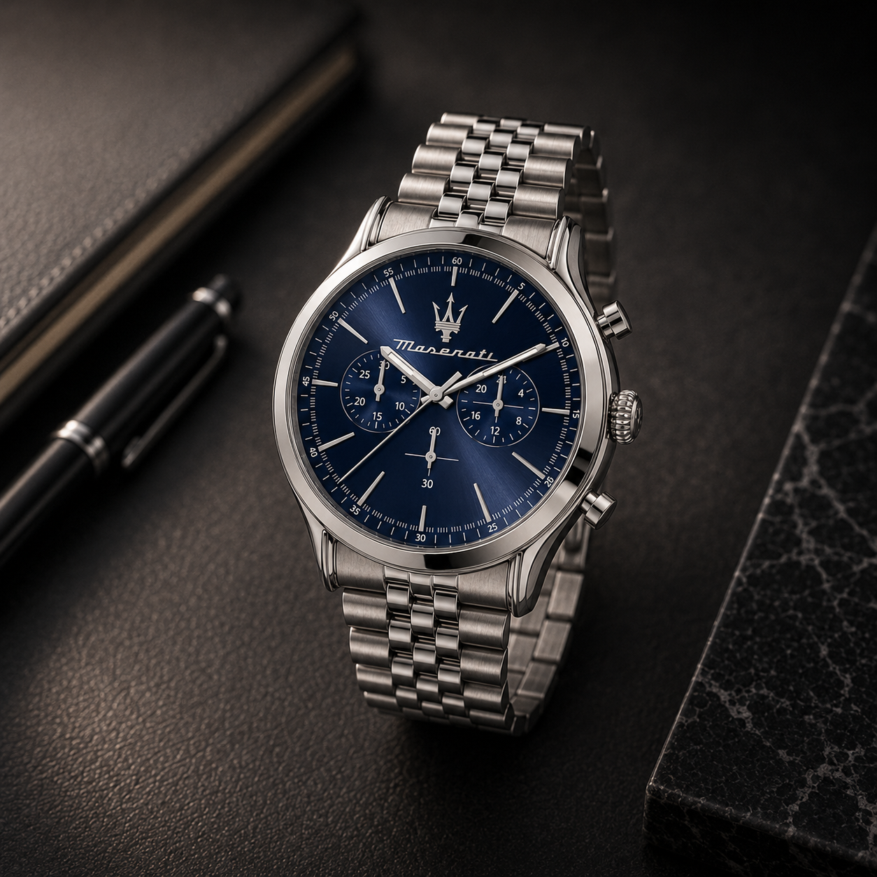 Maserati  Epoca Chronograph Quartz Blue Dial Men's Watch