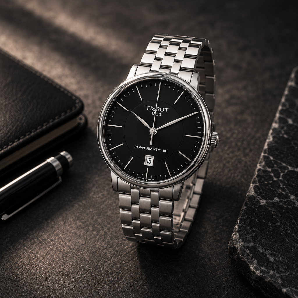 Tissot  Carson Automatic Black Dial Men's Watch