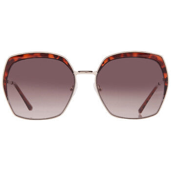 GUESS FACTORY Brown Gradient Butterfly Ladies Sunglasses