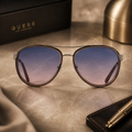 GUESS FACTORY Smoke Pilot Ladies Sunglasses