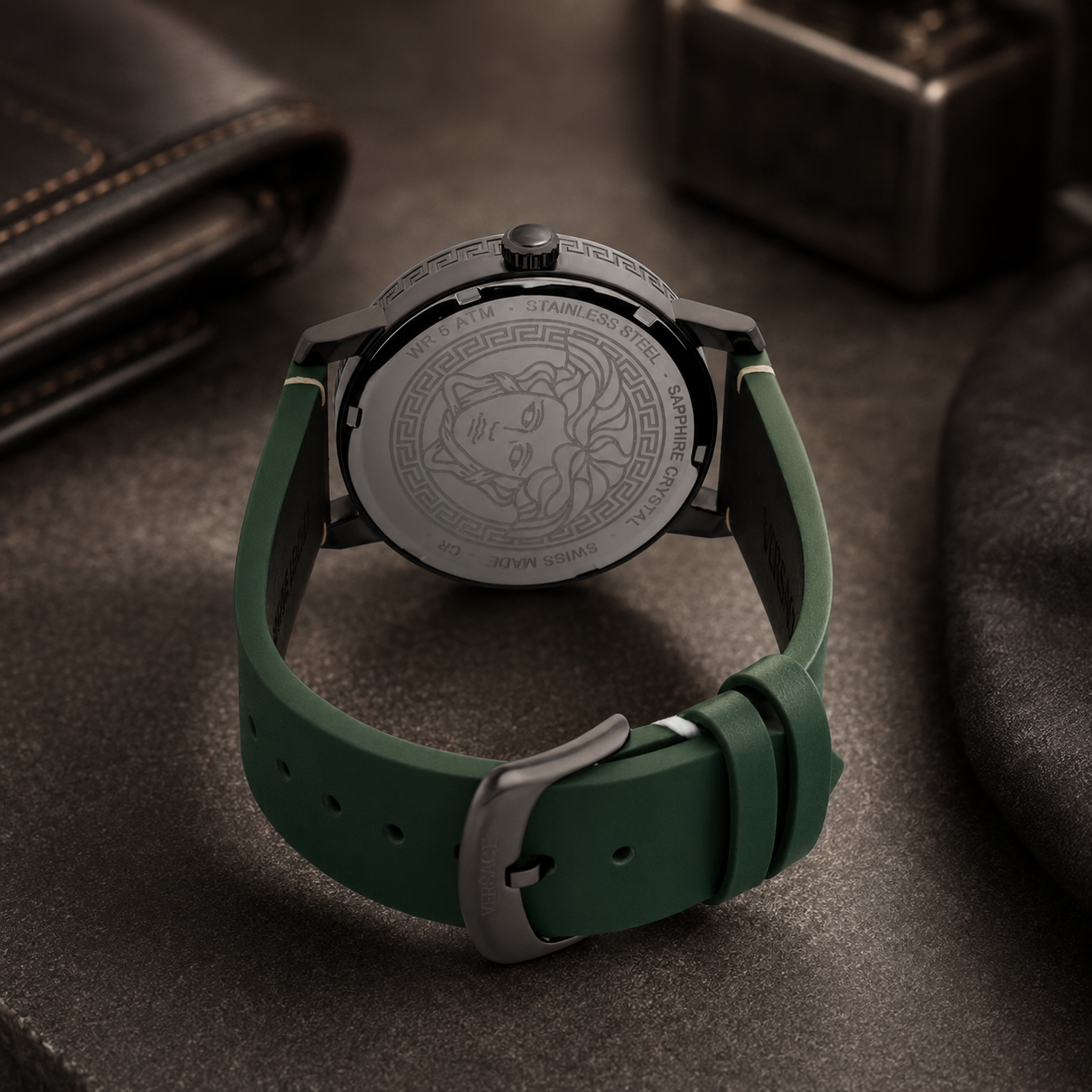 Versace Quartz Green Dial Men's Watch
