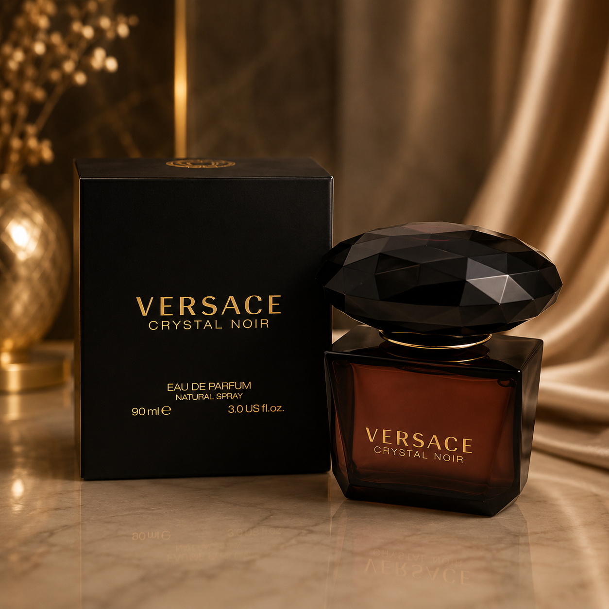 Versace Crystal Noir Eau de Parfum 3.0 oz / 90 ml