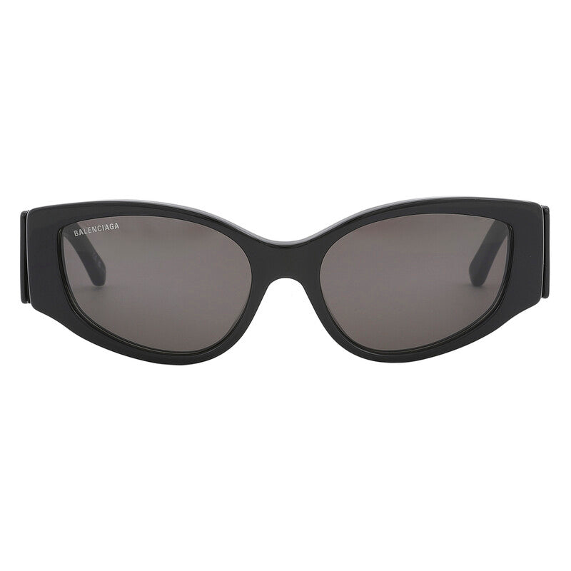 Balenciaga BB0258S 001 Cat Eye Sunglasses – Black/Grey