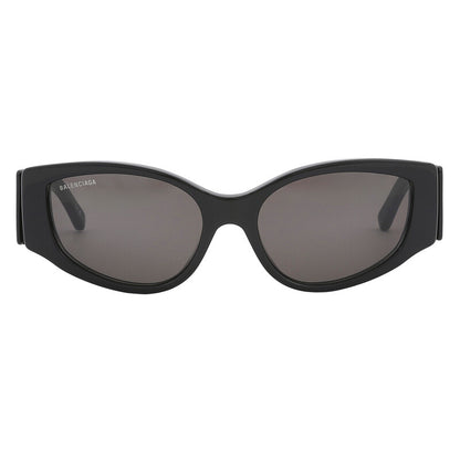 Balenciaga BB0258S 001 Cat Eye Sunglasses – Black/Grey