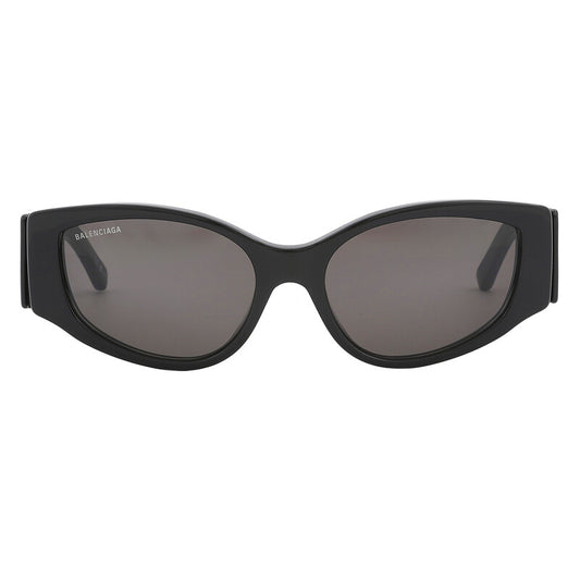 Balenciaga BB0258S 001 Cat Eye Sunglasses – Black/Grey