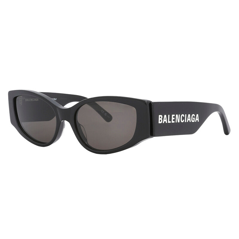Balenciaga BB0258S 001 Cat Eye Sunglasses – Black/Grey