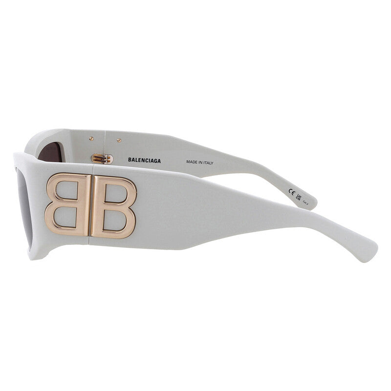 Balenciaga BB0321S 010 Cat Eye Sunglasses – Ivory/Grey