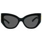 Balenciaga BB0322S 001 Cat Eye Sunglasses – Black