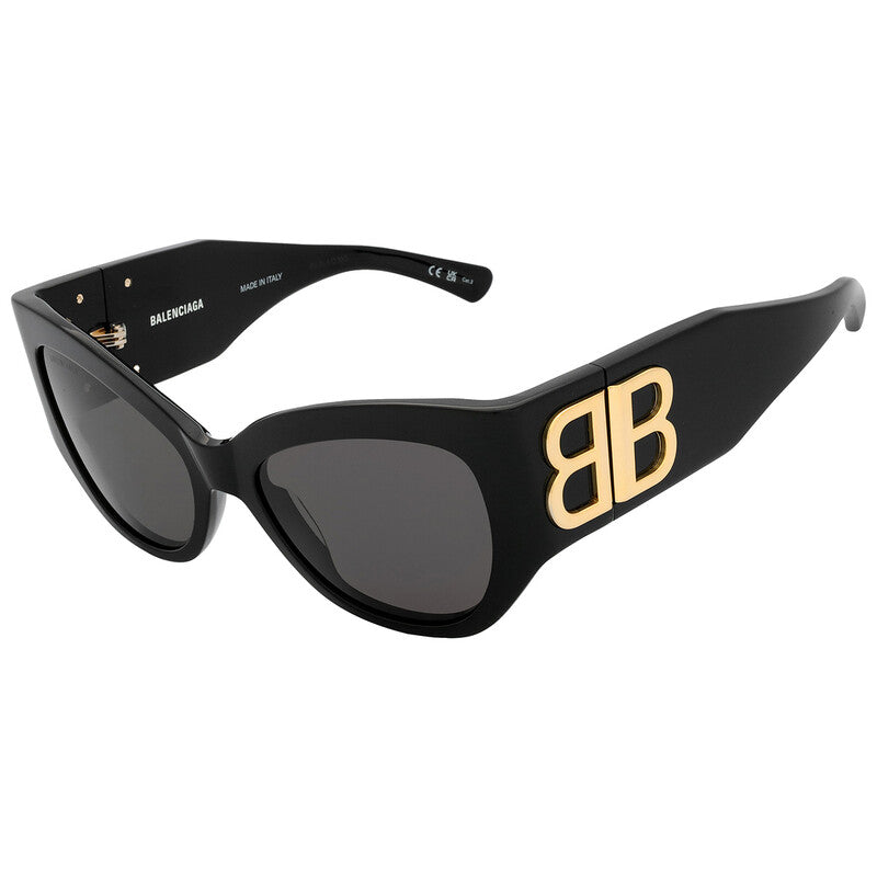 Balenciaga BB0322S 001 Cat Eye Sunglasses – Black