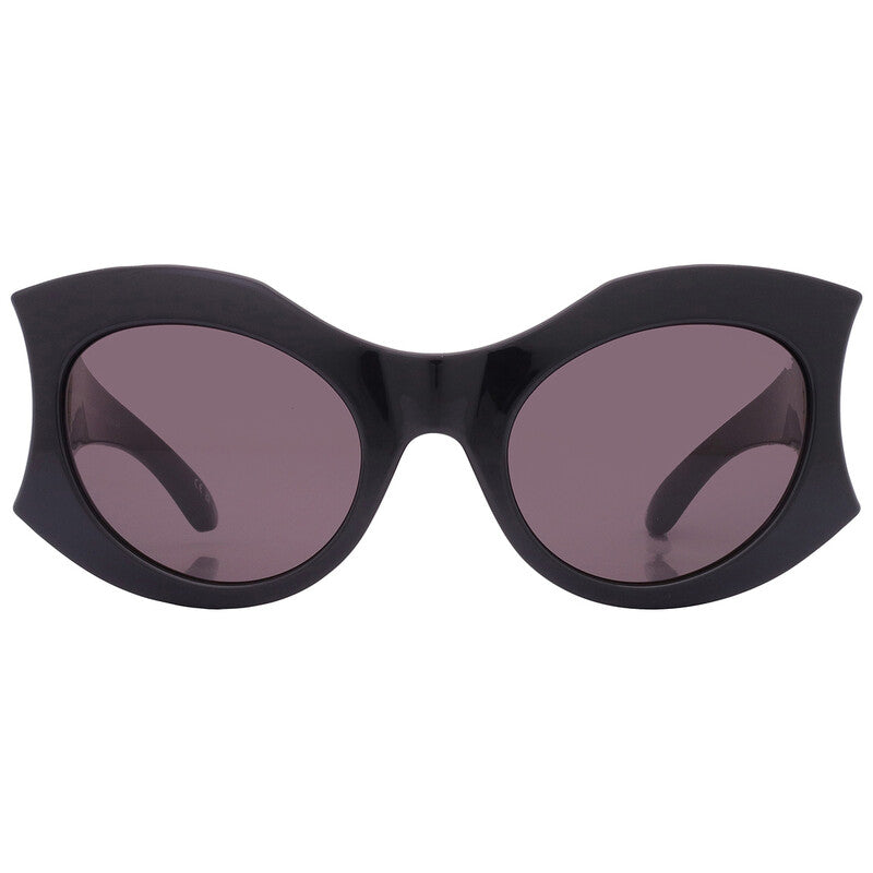 Balenciaga BB0256S 001 Irregular Sunglasses – Black/Grey