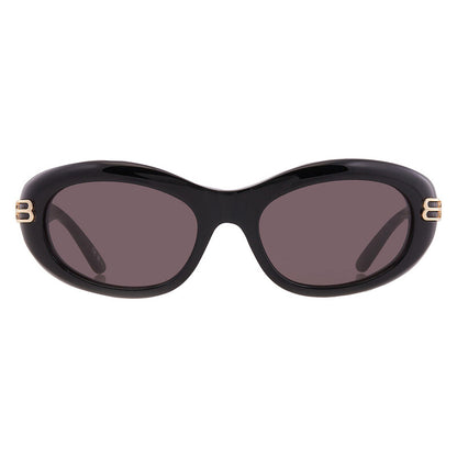 Balenciaga BB0431S 001 Oval Sunglasses – Black