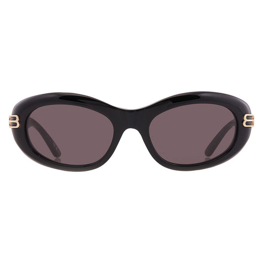 Balenciaga BB0431S 001 Oval Sunglasses – Black