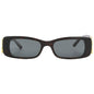 Balenciaga BB0096S 002 Rectangular Sunglasses – Havana