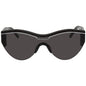 Balenciaga BB0004S 001 Shield Sunglasses – Black/Grey