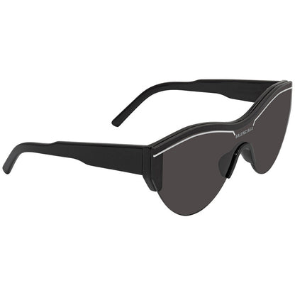 Balenciaga BB0004S 001 Shield Sunglasses – Black/Grey