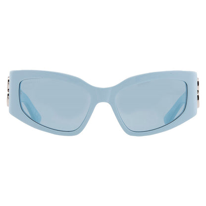 Balenciaga BB0321S 014 Cat Eye Sunglasses – Light Blue