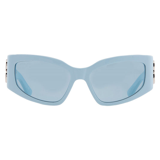 Balenciaga BB0321S 014 Cat Eye Sunglasses – Light Blue