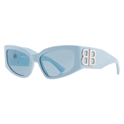 Balenciaga BB0321S 014 Cat Eye Sunglasses – Light Blue