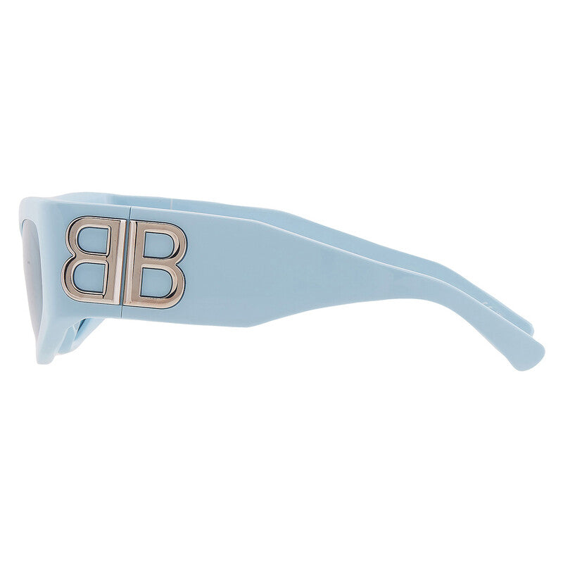 Balenciaga BB0321S 014 Cat Eye Sunglasses – Light Blue