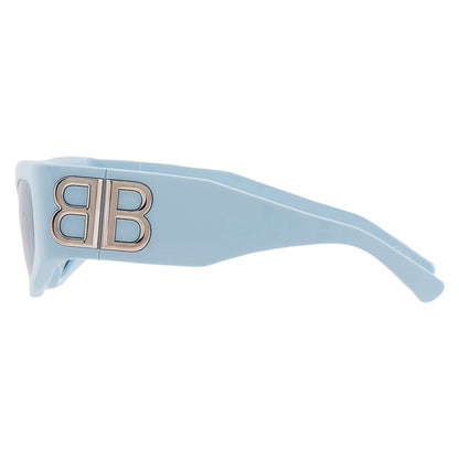 Balenciaga BB0321S 014 Cat Eye Sunglasses – Light Blue