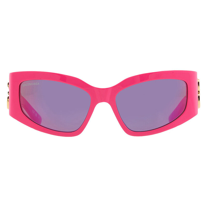 Balenciaga BB0321S 011 Cat Eye Sunglasses – Fuchsia