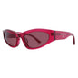 Balenciaga BB0387S 003 Cat Eye Sunglasses – Transparent Burgundy/Violet