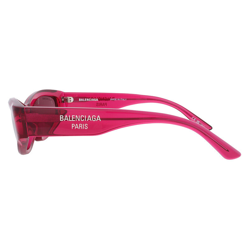 Balenciaga BB0387S 003 Cat Eye Sunglasses – Transparent Burgundy/Violet
