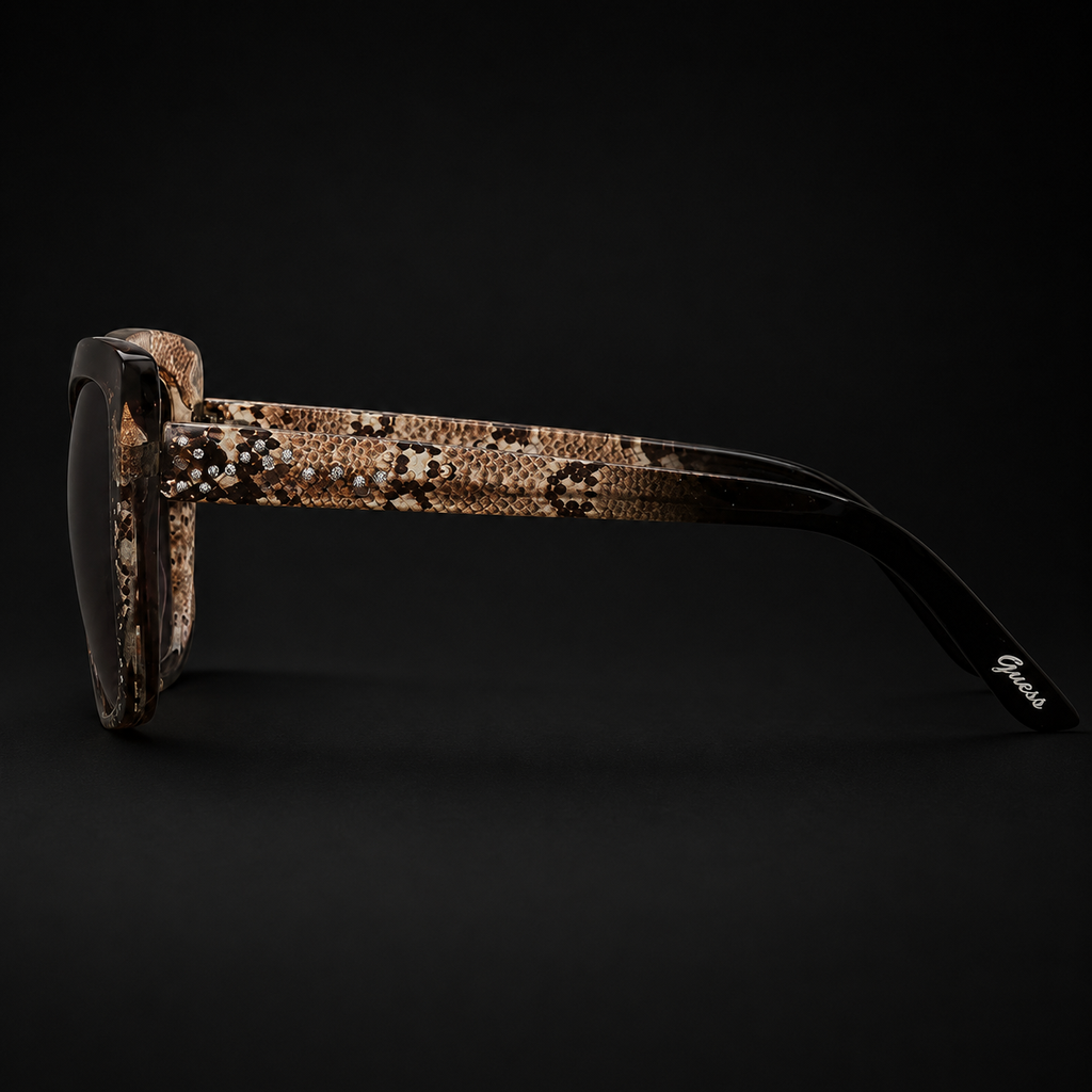 GUESS FACTORY Smoke Gradient Butterfly Ladies Sunglasses