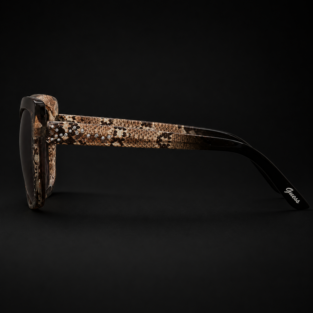 GUESS FACTORY Smoke Gradient Butterfly Ladies Sunglasses