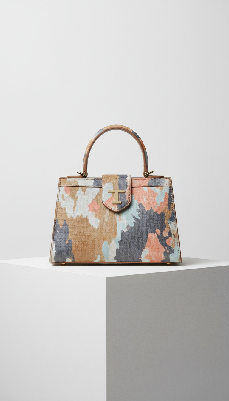 Ava Exotic Top Handle Bag