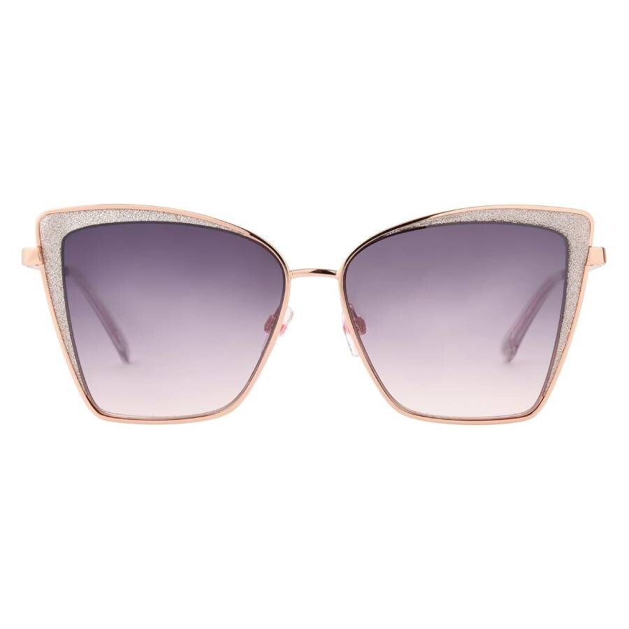 Betsey Johnson  Silver Butterfly Ladies Sunglasses
