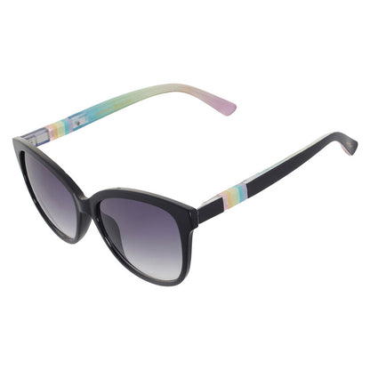 Betsey Johnson Cat Eye Sunglasses – Black/Smoke (10263555.CGR)