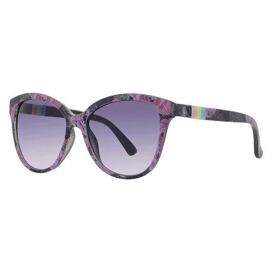 Betsey Johnson Cat Eye Sunglasses – Black/Smoke (10263556.CGR)